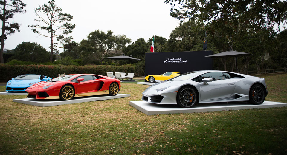  Lamborghini Celebrates The New And Old At Monterey Car Week