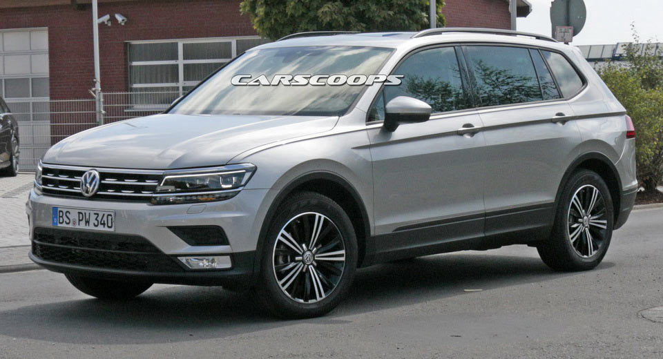  Scoop: Seven-Seat VW Tiguan LWB Completely Undisguised In Germany