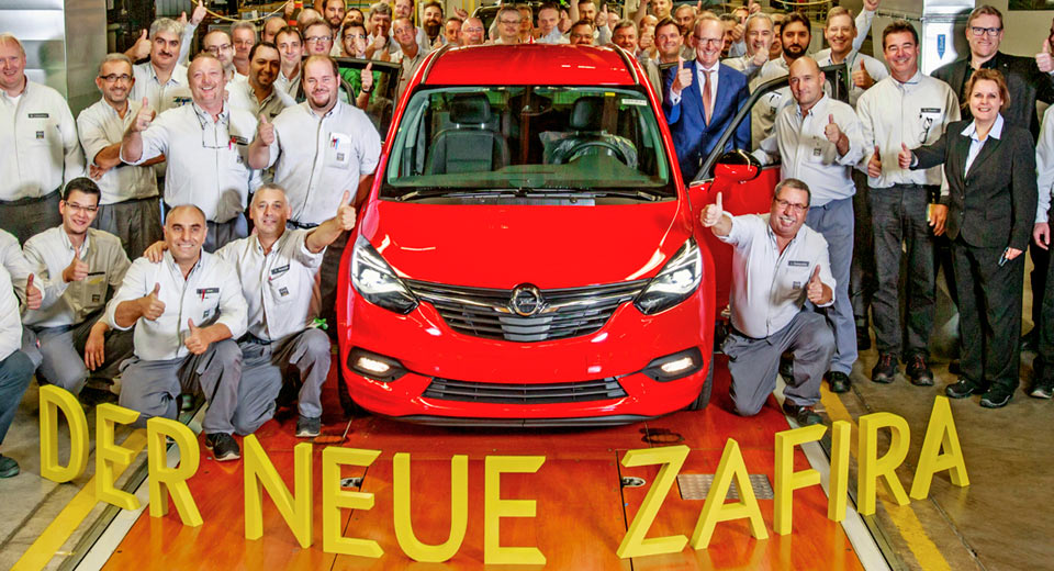 2017 Opel Zafira Starts Production In Germany
