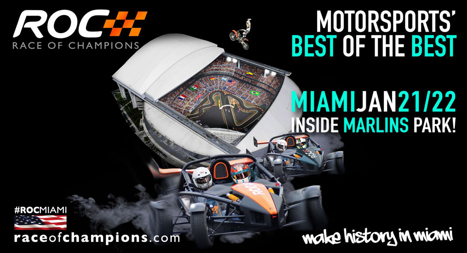 Miami Set To Host 2017 Race Of Champions At Marlins Park