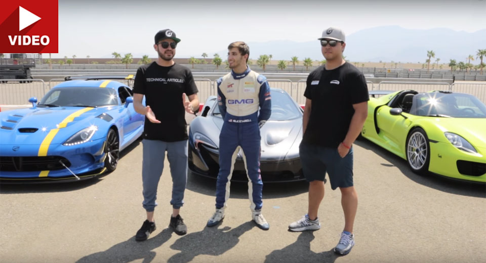  Porsche 918 Spyder And McLaren P1 Do Battle On Pirelli Trofeo R Tires