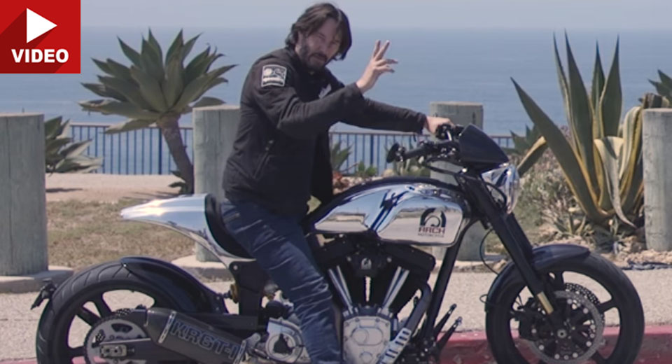  Keanu Reeves Rolls Out His Very Own Motorbike, The $93,000 KRGT-1