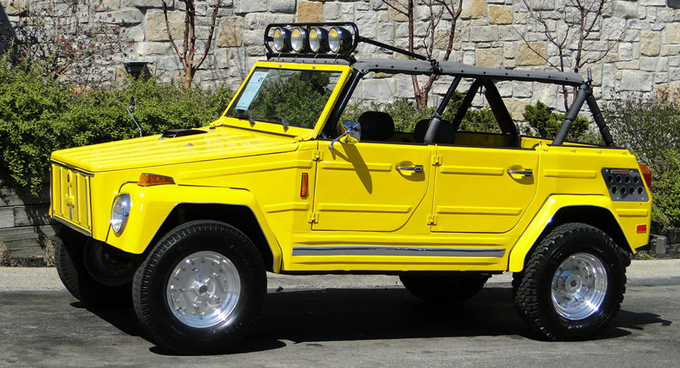 This Yellow, RX-7 Rotary-Powered VW Thing Can Be Yours