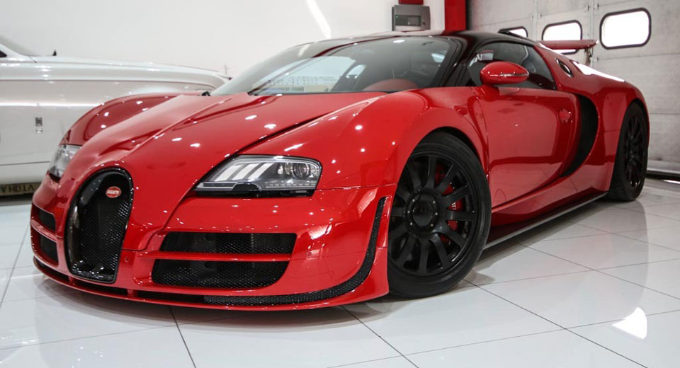 Wicked On Red Veyron Is A French Hypercar Oddity