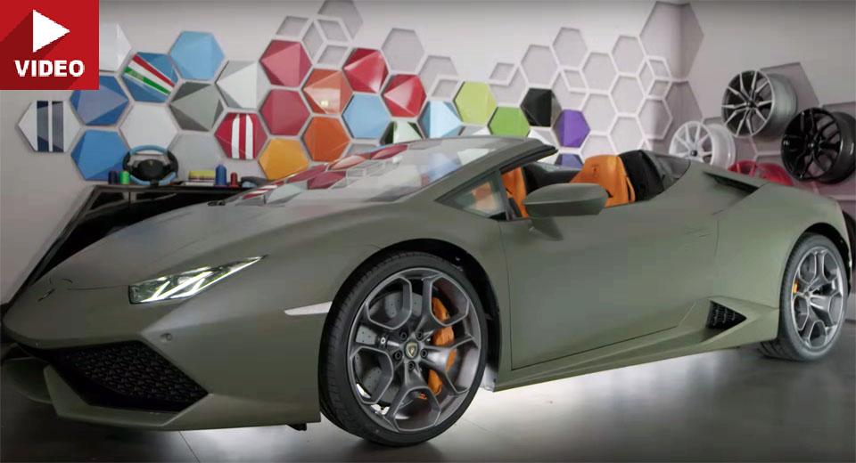  Lamborghini Ad Personam Made This Huracan Spyder Look Like A WW2 Jeep