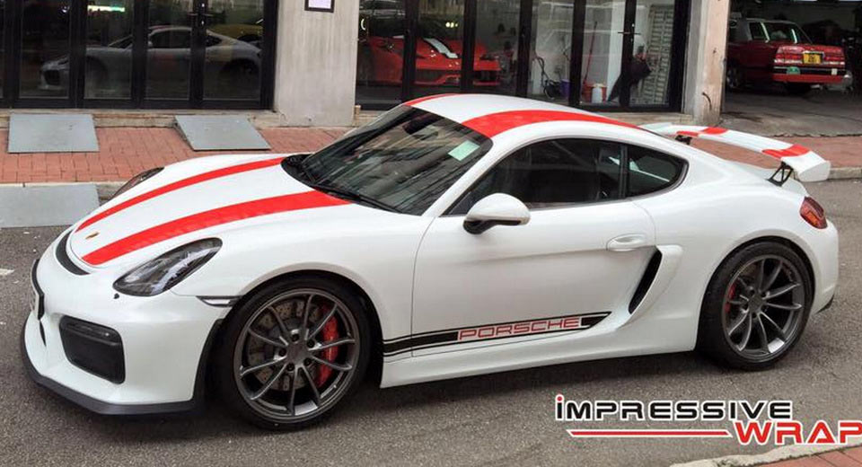 Porsche 911 R Livery Suits The Cayman GT4 Just Fine