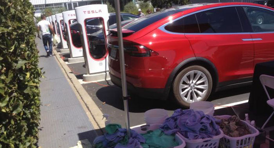  Tesla Might Install Car Washes At Its Supercharger Stations