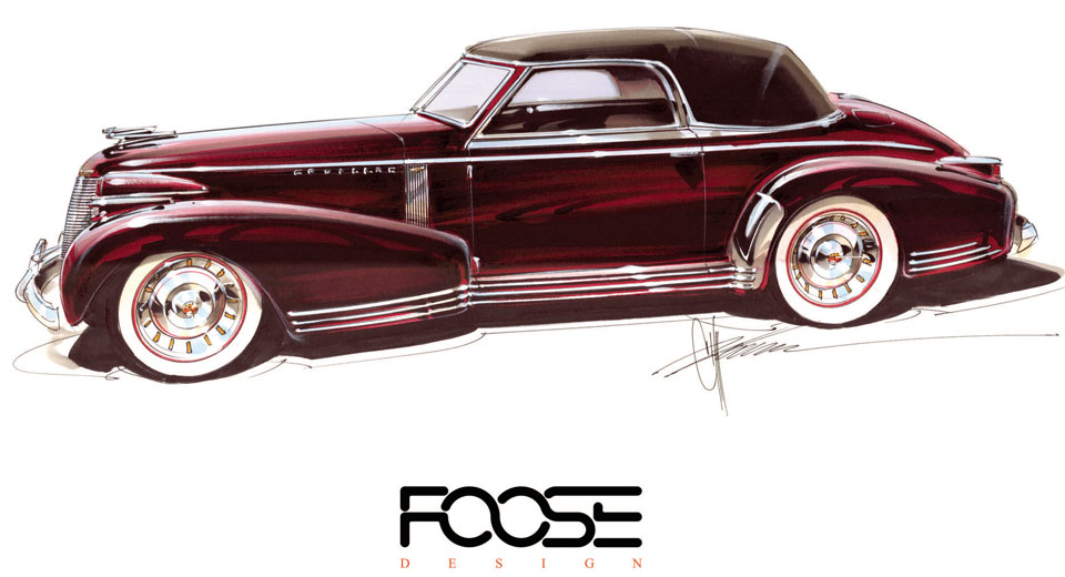  Chip Foose Bringing To Life Cadillac First Sketched And Commissioned In 1935