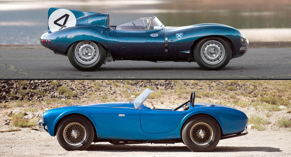  Jaguar D-Type & Shelby Cobra Set Auction Records For Their Home Countries