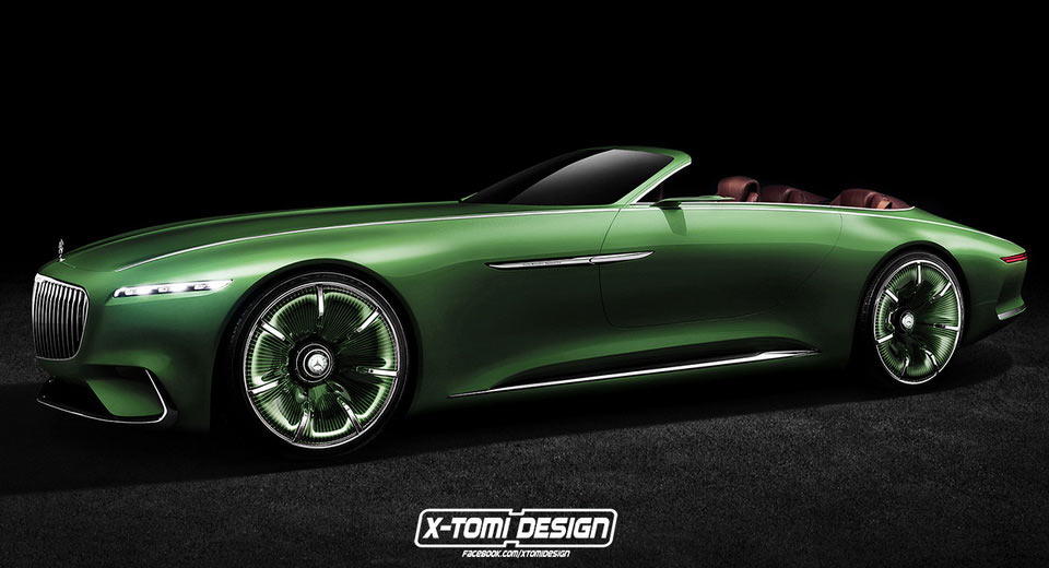 Stylish Mercedes-Maybach Vision 6 Concept Goes Topless