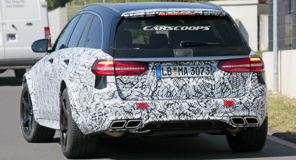 2018 Mercedes-AMG E63 Black Series Wagon Spied Flaunting Wide Hips