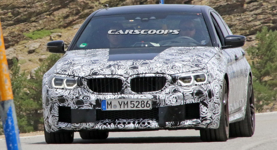 2017 BMW M5 Sheds More Camo As Reveal Time Approaches