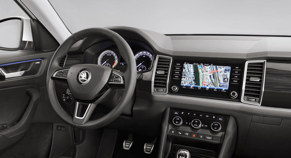  Skoda Kodiaq Interior Revealed, Features ‘Glass-Design’ Touch Display