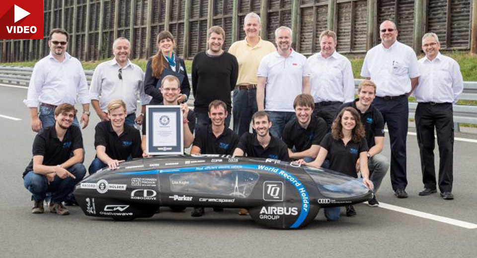 TUfast eLi14 Is The World’s Most Efficient Electric Car With A 26,135 MPG Equivalent