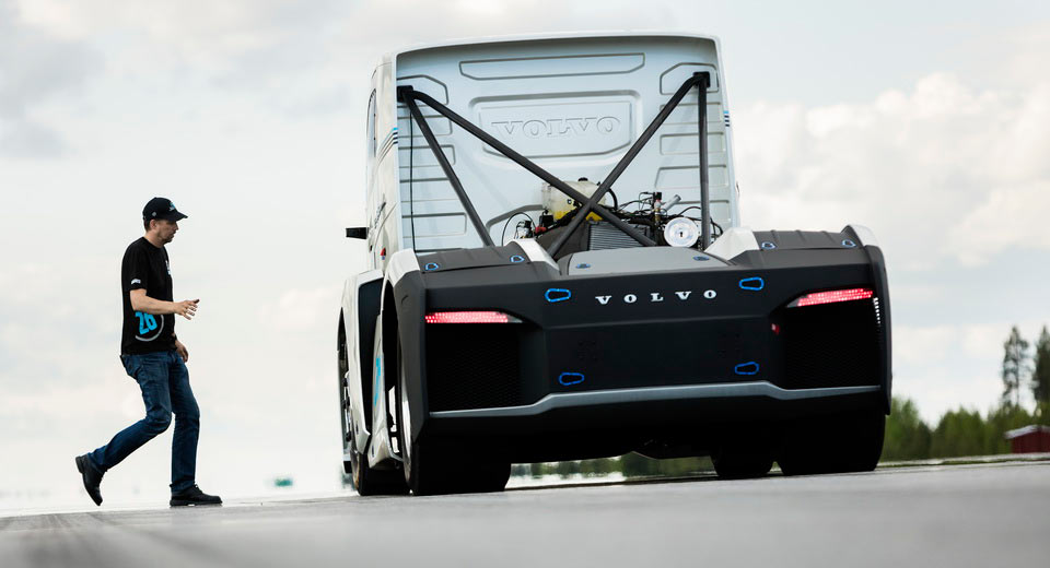  Volvo Teases World Record High-Speed Run With 2,400HP Iron Knight Truck [w/Video]
