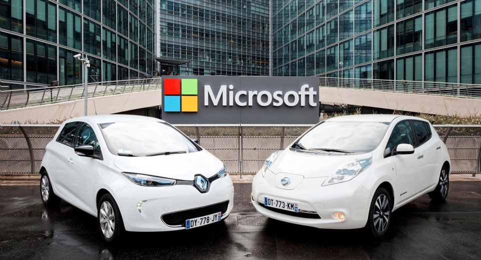  Renault-Nissan And Microsoft Partner For Connected Driving