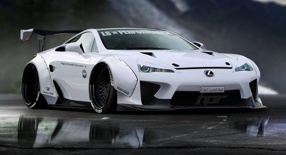 Lexus LFA Gets A Virtual Liberty Walk Makeover