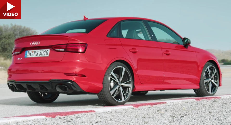 Experience The All-New Audi RS3 Sedan In First Videos