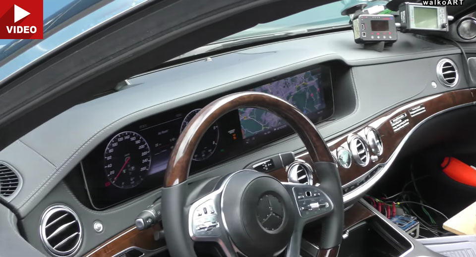 Scooped 2017 Mercedes-Benz S-Class Spills The Beans On Its Interior