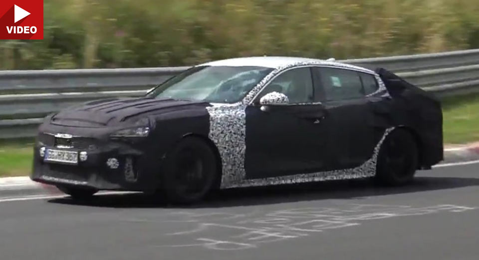 Kia Testing RWD Four-Door Coupe At The Nurburgring