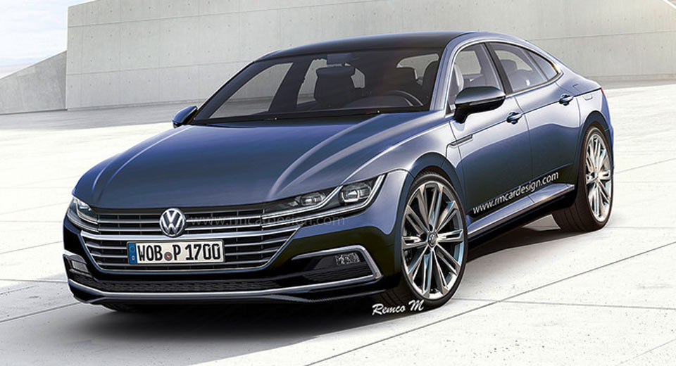  2018 Volkswagen CC Rendering Is Super Sharp