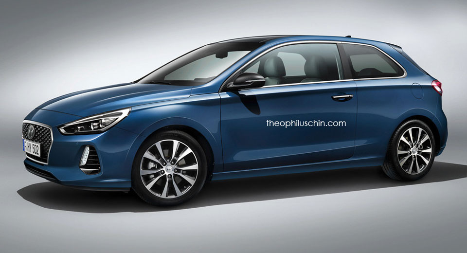  Latest-Gen Hyundai i30 Becomes A Three-Door Coupe