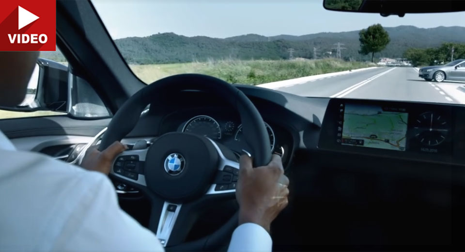  BMW Shows New 5-Series’ Dash In Advanced Autonomous Functions Video