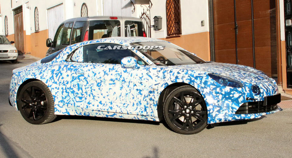 New Alpine Sports Car Spied Wearing Production Body