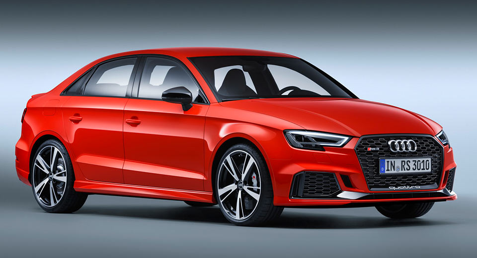  Audi RS3 Sedan Wants To Smash The Competition With Its 400 PS