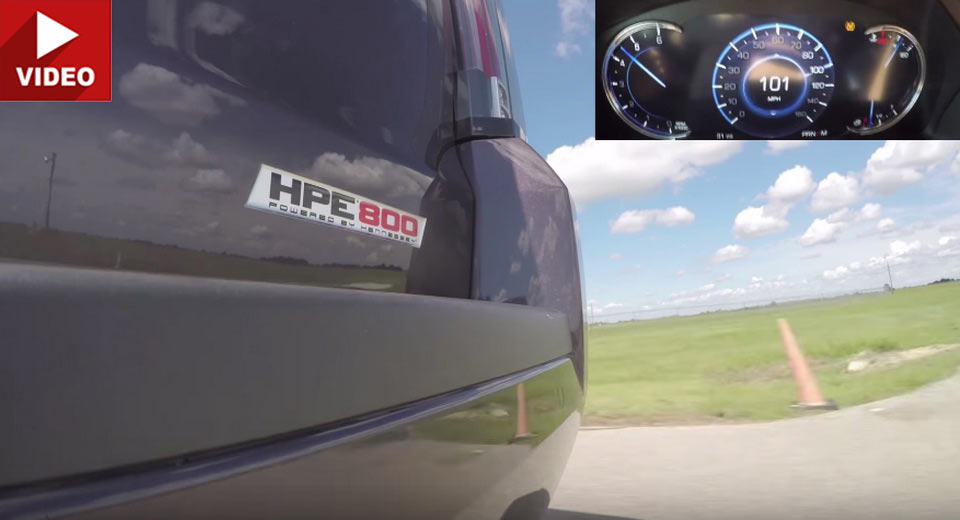  Cadillac Escalade HPE800 Gets Track & Dyno Tested By Hennessey