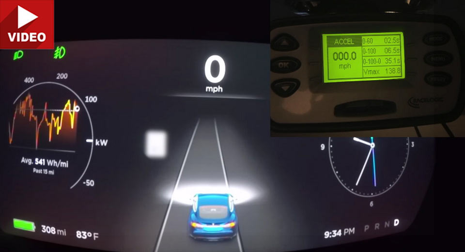 Tesla Model S P100D Owner Tests Out Multiple Acceleration Times