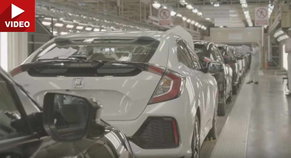 Watch How The 2017 Honda Civic Hatch Comes To Life