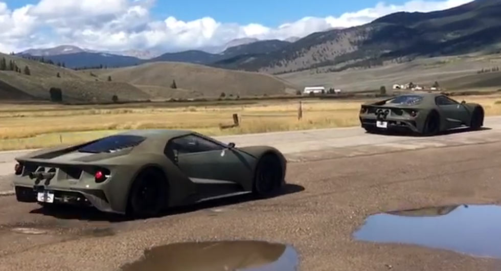 Three Ford GT Prototypes Pulled Over In Colorado For Speeding