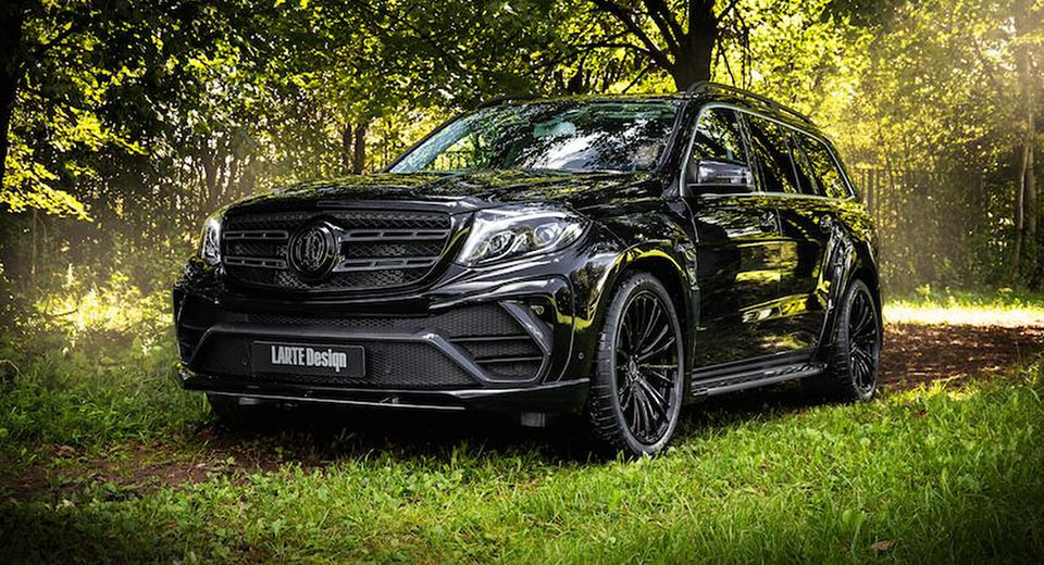 LARTE Design Transforms Mercedes GLS Into A Black Crystal
