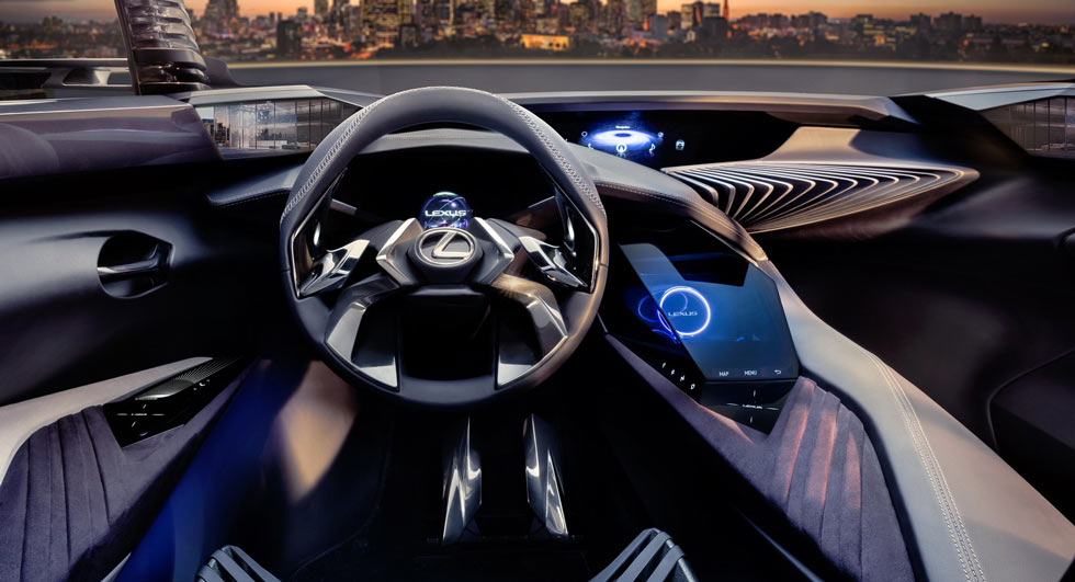  New Lexus UX Crossover Concept’s Interior Welcomes Us To Hologram Tech