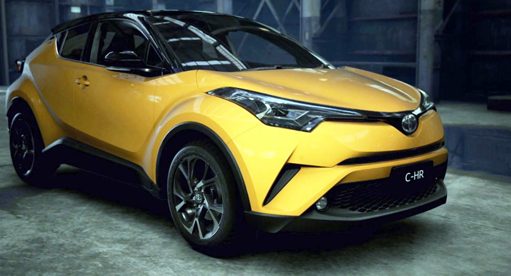  Check Out The 2017 Toyota C-HR Small Crossover In Fancier Colors