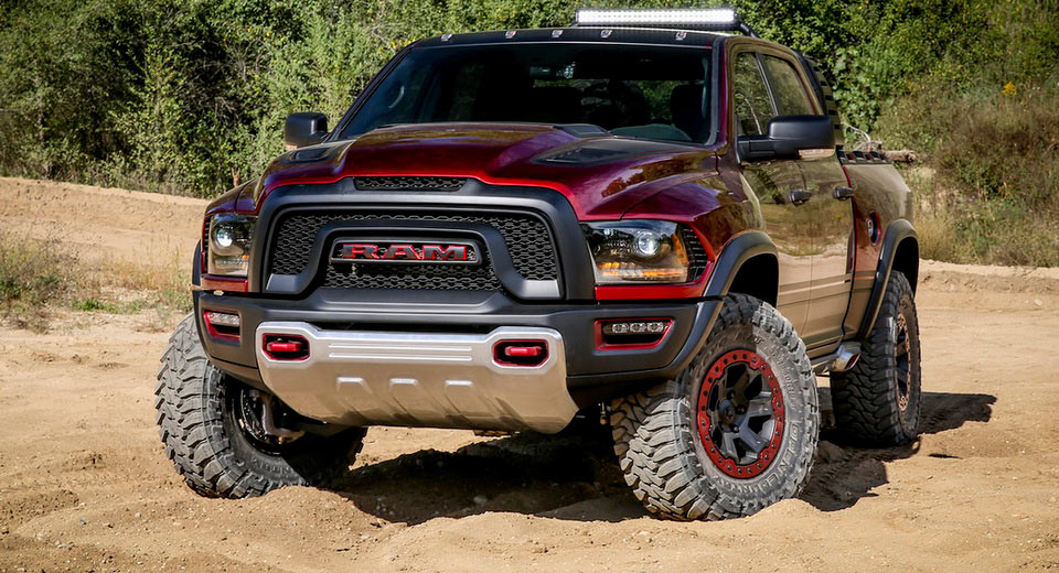  New Ram Rebel TRX Concept Is A Brutish 575HP Supercharged V8 Off-Road Beast [w/Video]