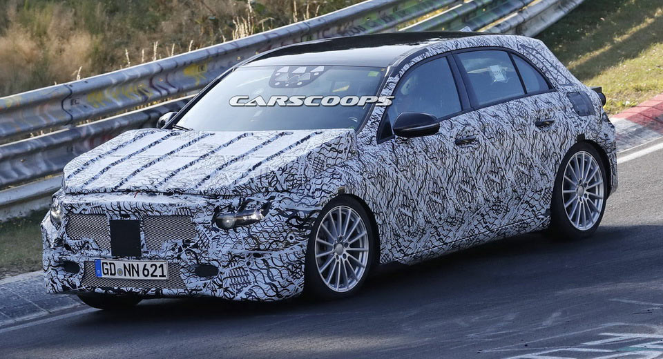 Next-Gen 2018 Mercedes A-Class Spotted Lapping The ‘Ring -And For A Good Reason