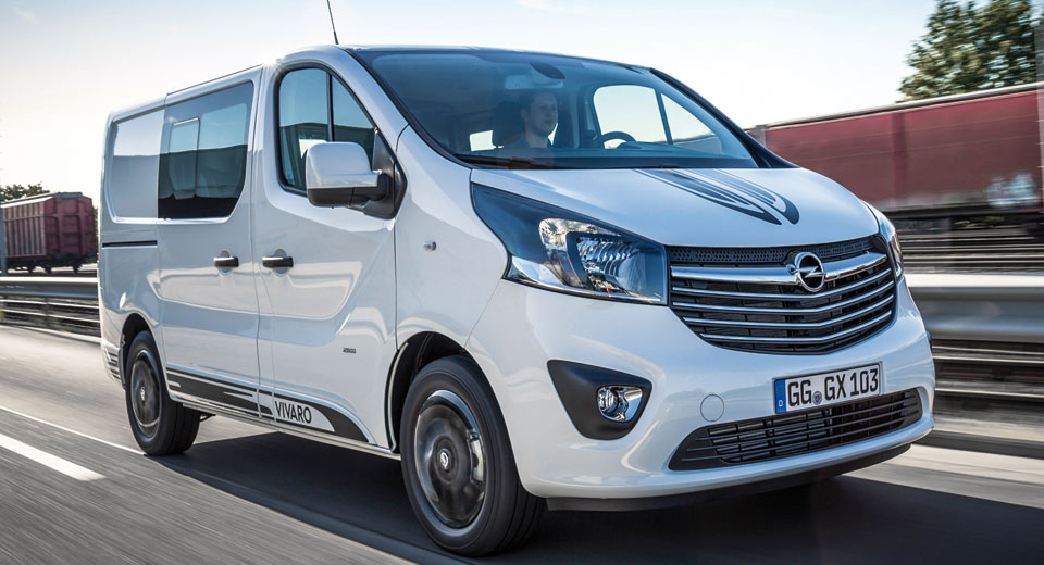  Opel Vivaro Sport Gives Big Van A More Aggressive Look