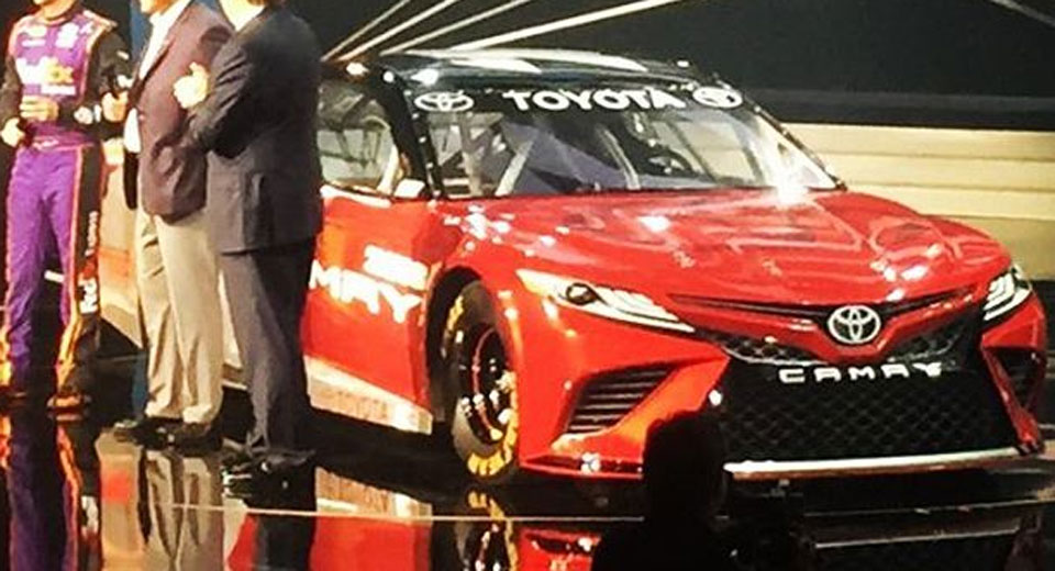  Has This NASCAR Racer Revealed The Design Of The 2018 Toyota Camry?