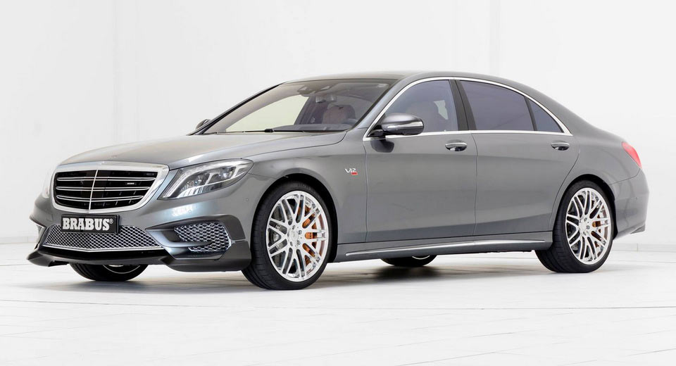  Does Gray Metallic Make This 900 PS Brabus S-Class Look Boring?