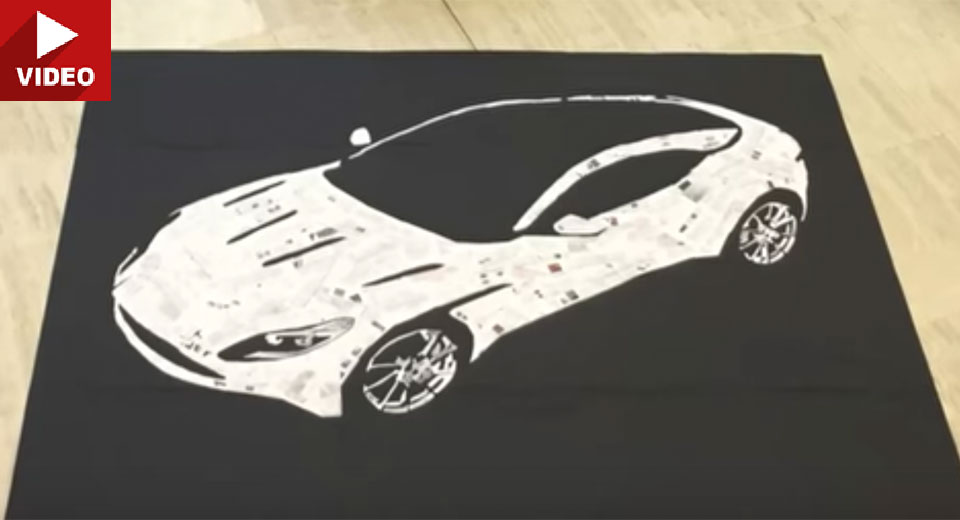 Watch Aston Martin Recreate DB11 Out Of Handbook Pages