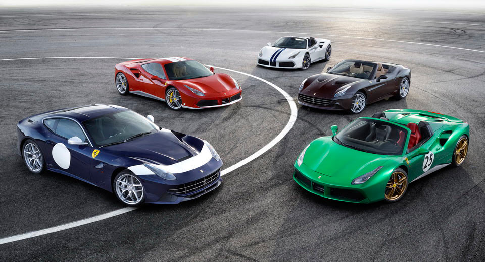  Ferrari Announces 350 (!) 70th Ann. Special Editions In Paris, Including Schumacher Version