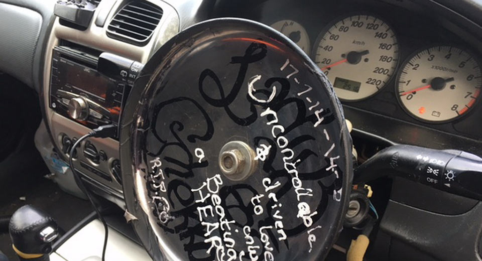 Driver Using Metal Pan Instead Of Steering Wheel Busted By Australian Police