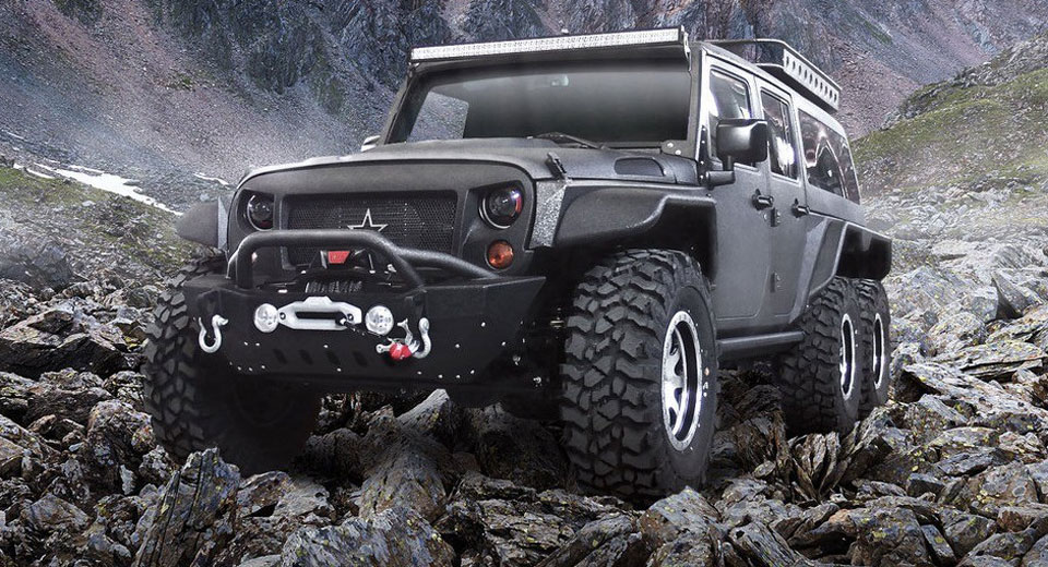  Chinese Firm Reveals 6×6 Jeep Wrangler Dubbed The Tomahawk