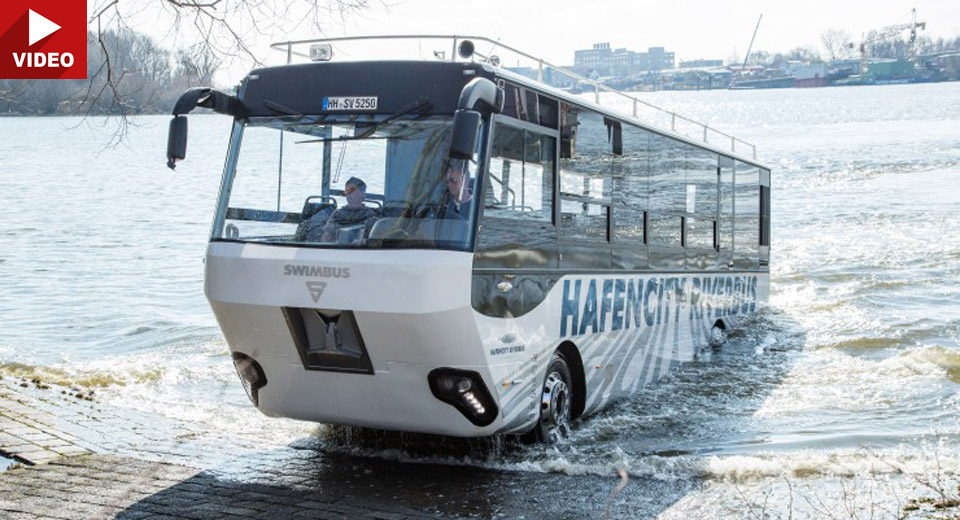  This Is Germany’s First Amphibious Bus And It’s Used For Hamburg City Tours