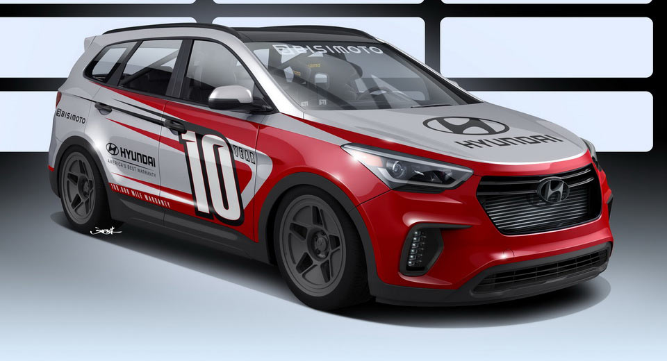 This RWD Hyundai Santa-Fe By Bisimoto Has More Power Than A LaFerrari