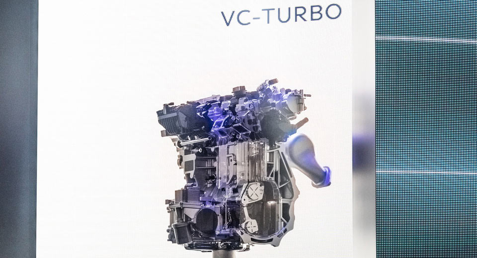  Infiniti Reveals Production-Ready Turbo Engine With Variable Compression At Paris