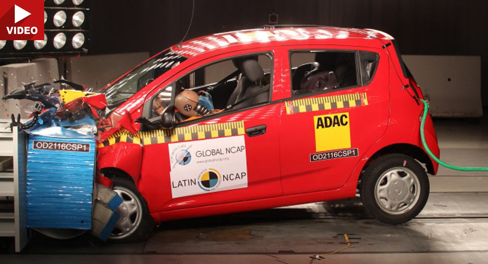  Chevrolet Spark GT Gets ZERO Stars In Crash Tests