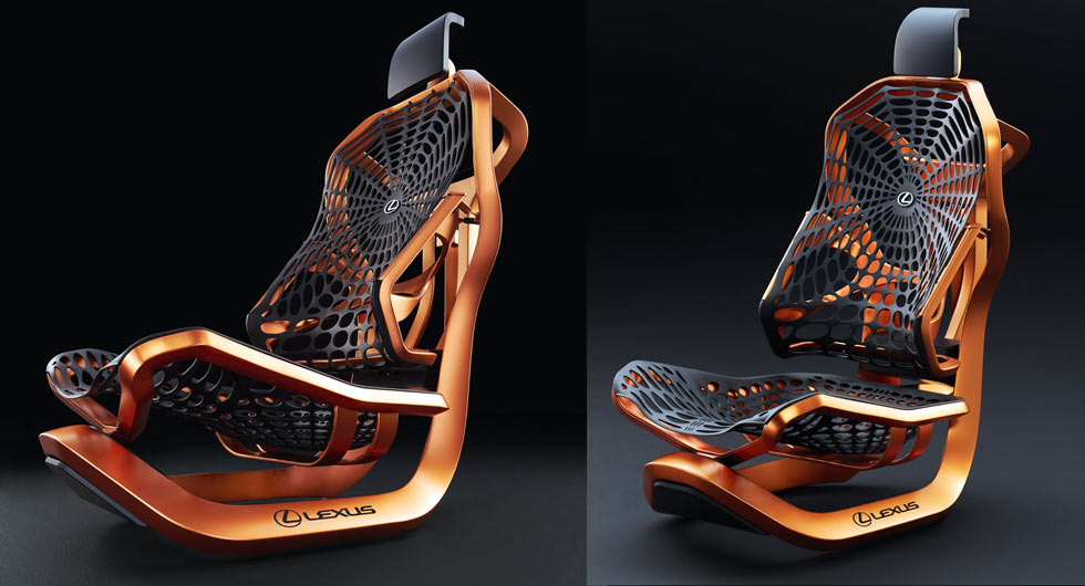 Kinetic Concept Is Lexus’ Idea Of A Comfortable And Supportive Seat